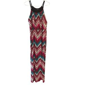 Urban‎ Girl Maxi Dress Womens Medium Multicolor Sleeveless Casual Summer